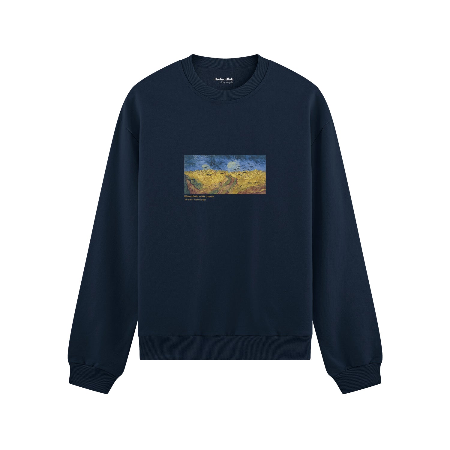 Buğday Tarlası ve Kargalar Oversize Sweatshirt