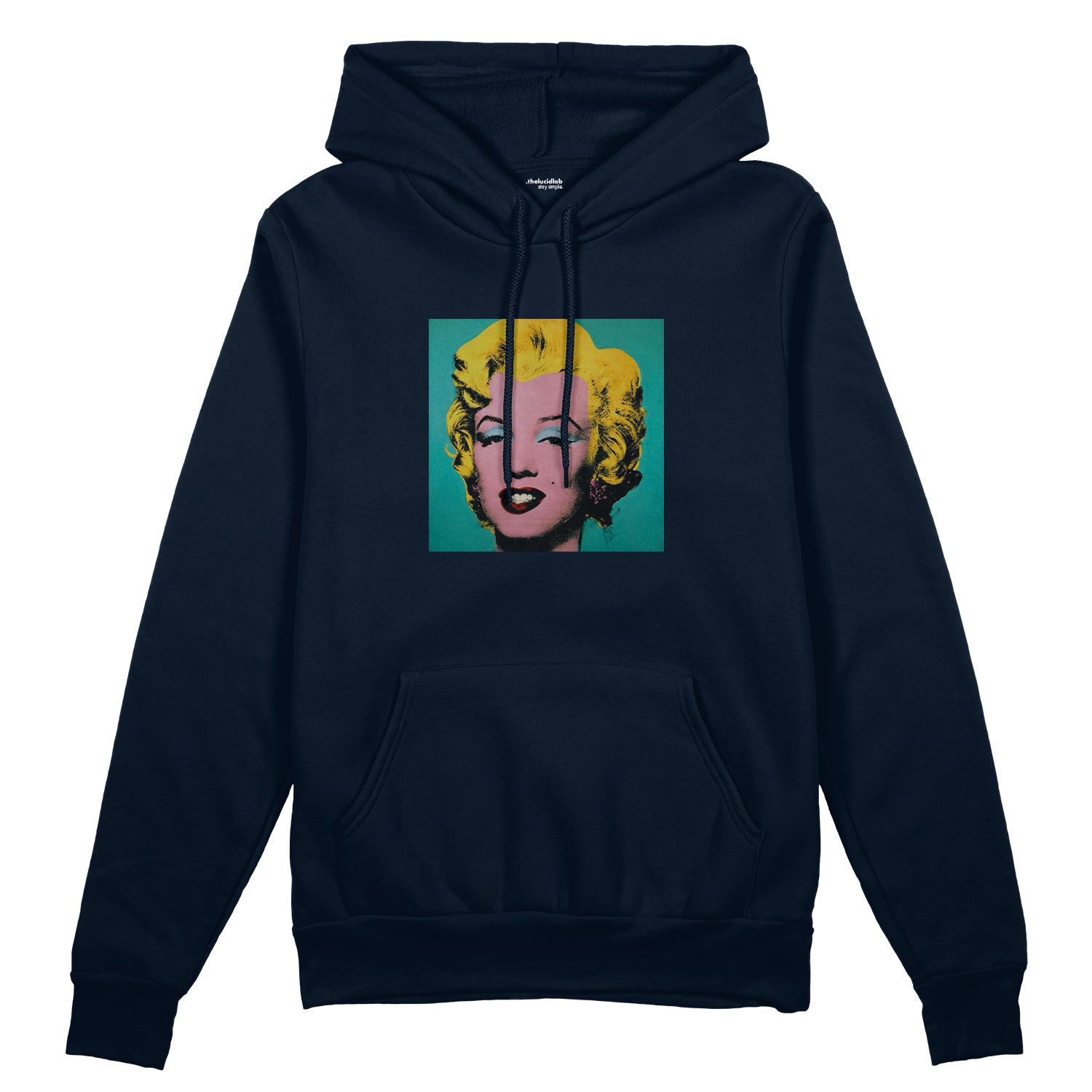Andy Warhol / Marilyn Monroe Blue Oversize Hoodie