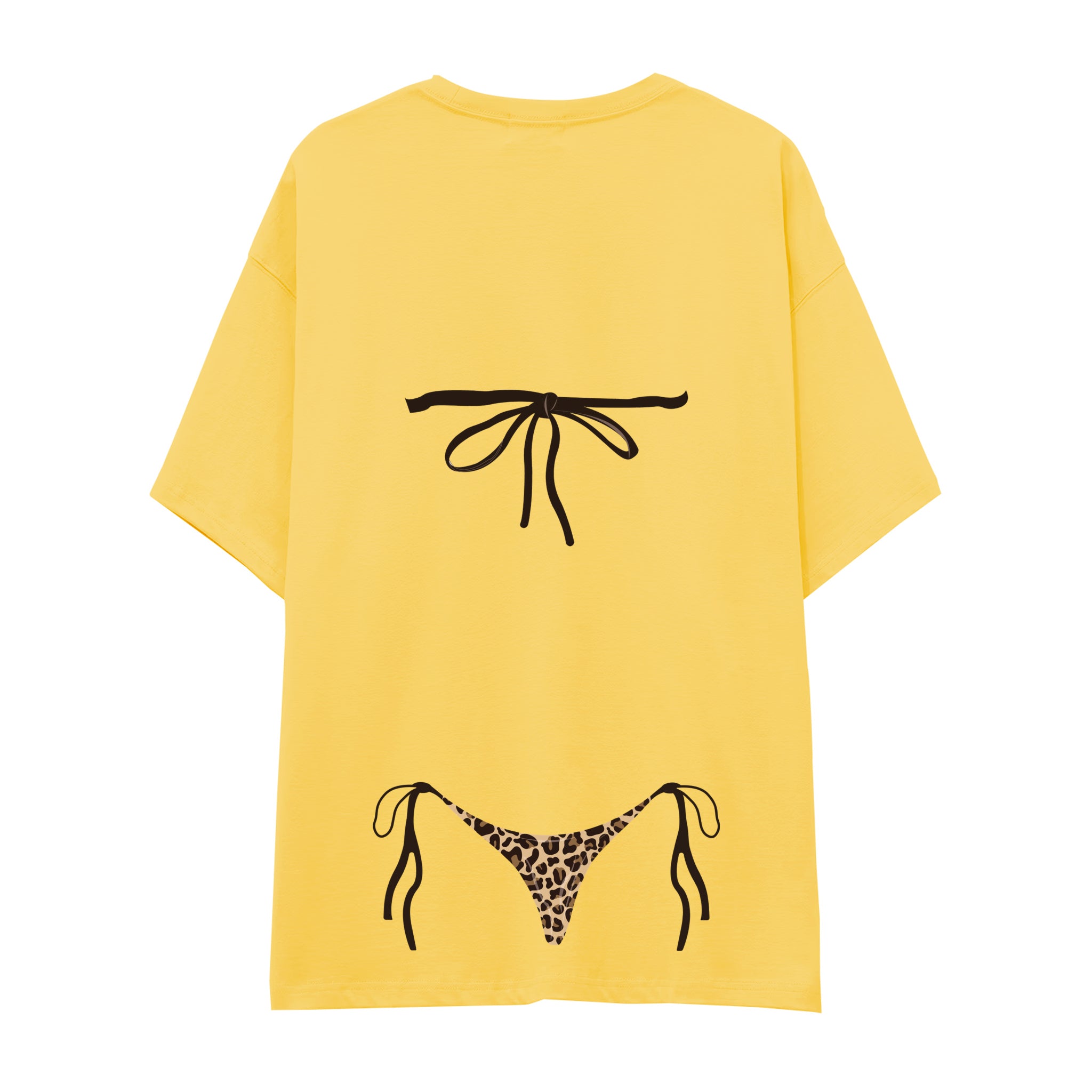 Leopard Bikini Oversize Tişört