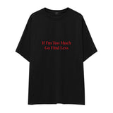 Go Find Less Oversize Tişört