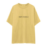 IMPOSSIBLE Oversize Tişört