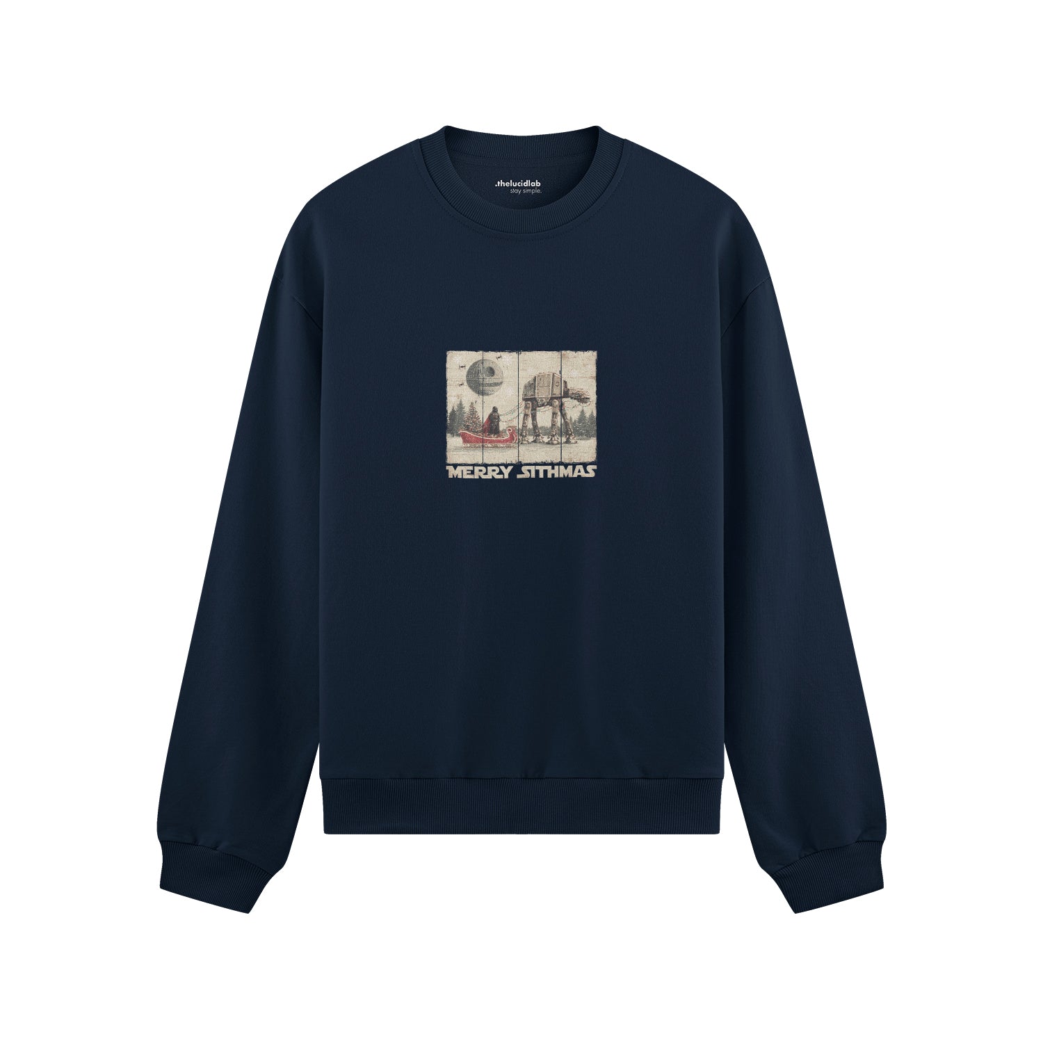 Star Wars Merry Sithmas Vintage Oversize Sweatshirt