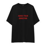 Adult Film Director Oversize Tişört