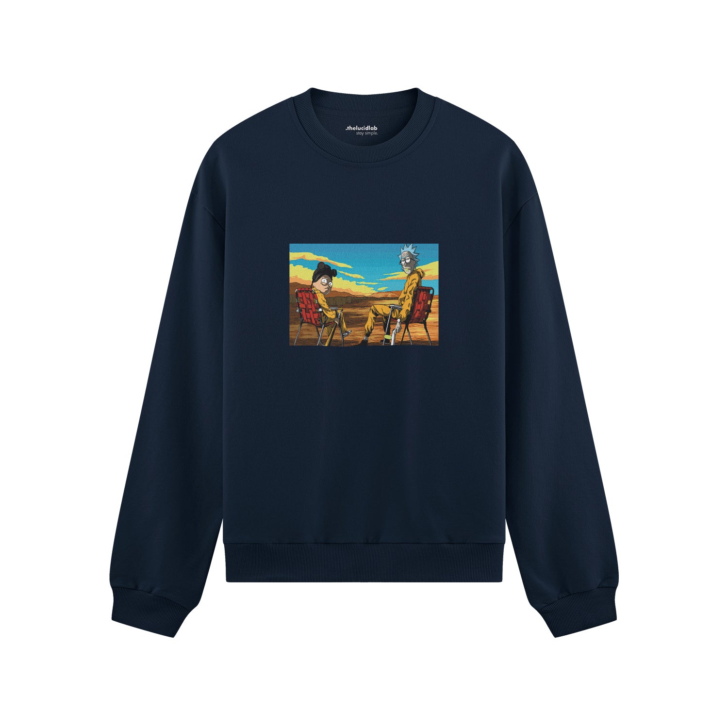 Breaking Bad / Rick and Morty Oversize Sweatshirt