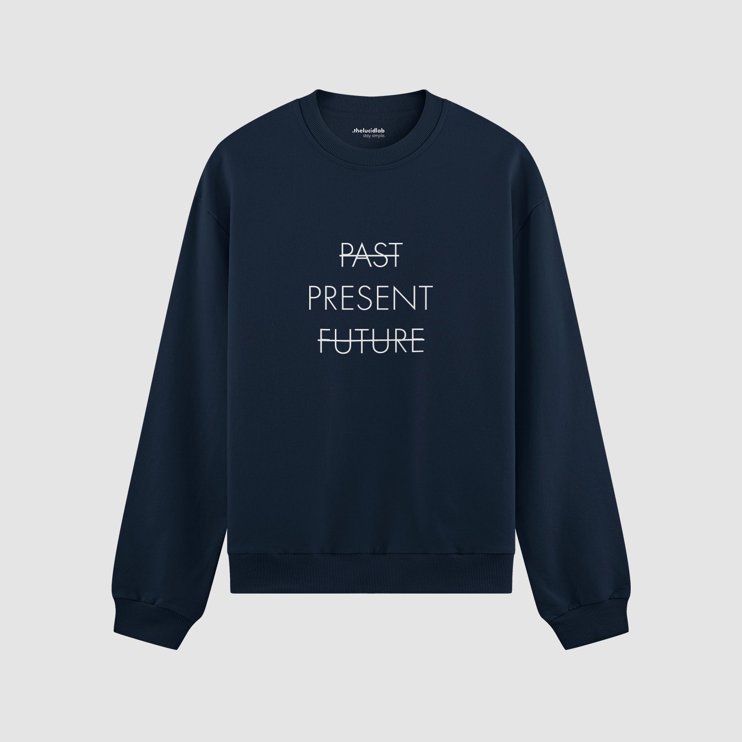Past Present Future Oversize Sweatshirt
