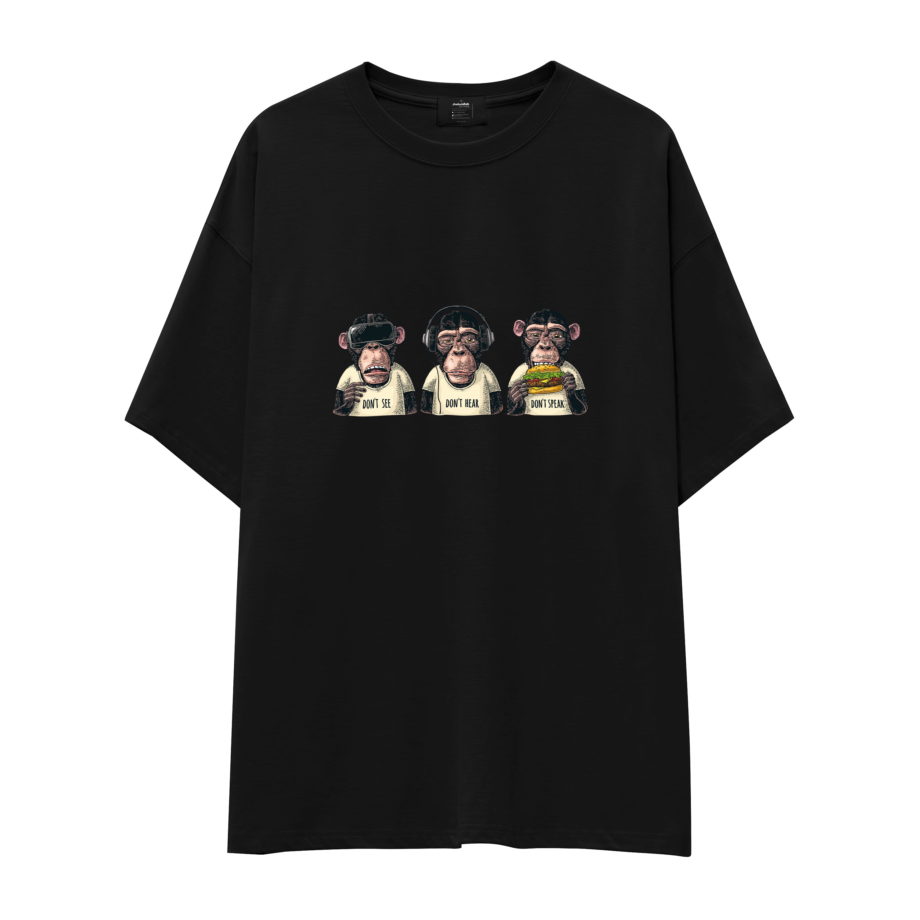 Diplomatic Monkeys Oversize Tişört