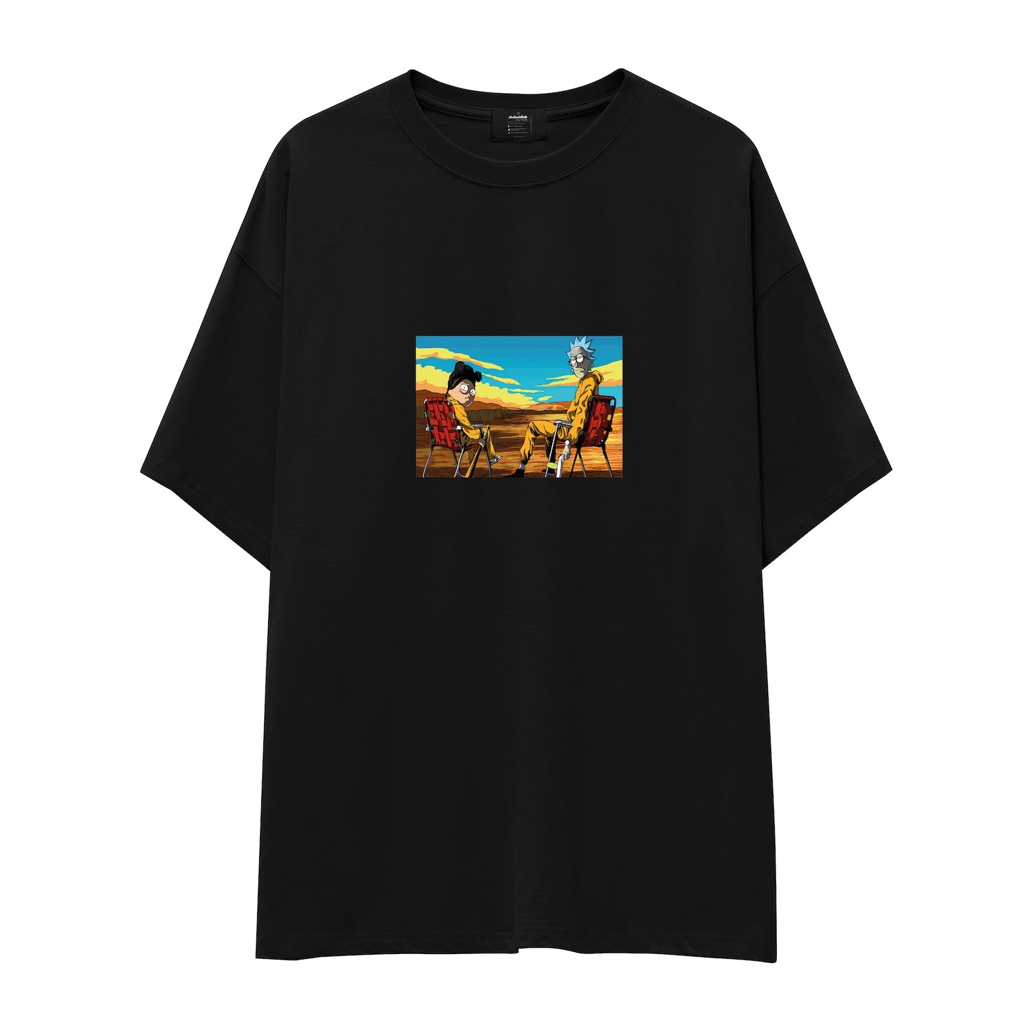 Breaking Bad / Rick and Morty Oversize Tişört