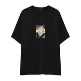 Albert Einstein / Homer Simpson Oversize Tişört