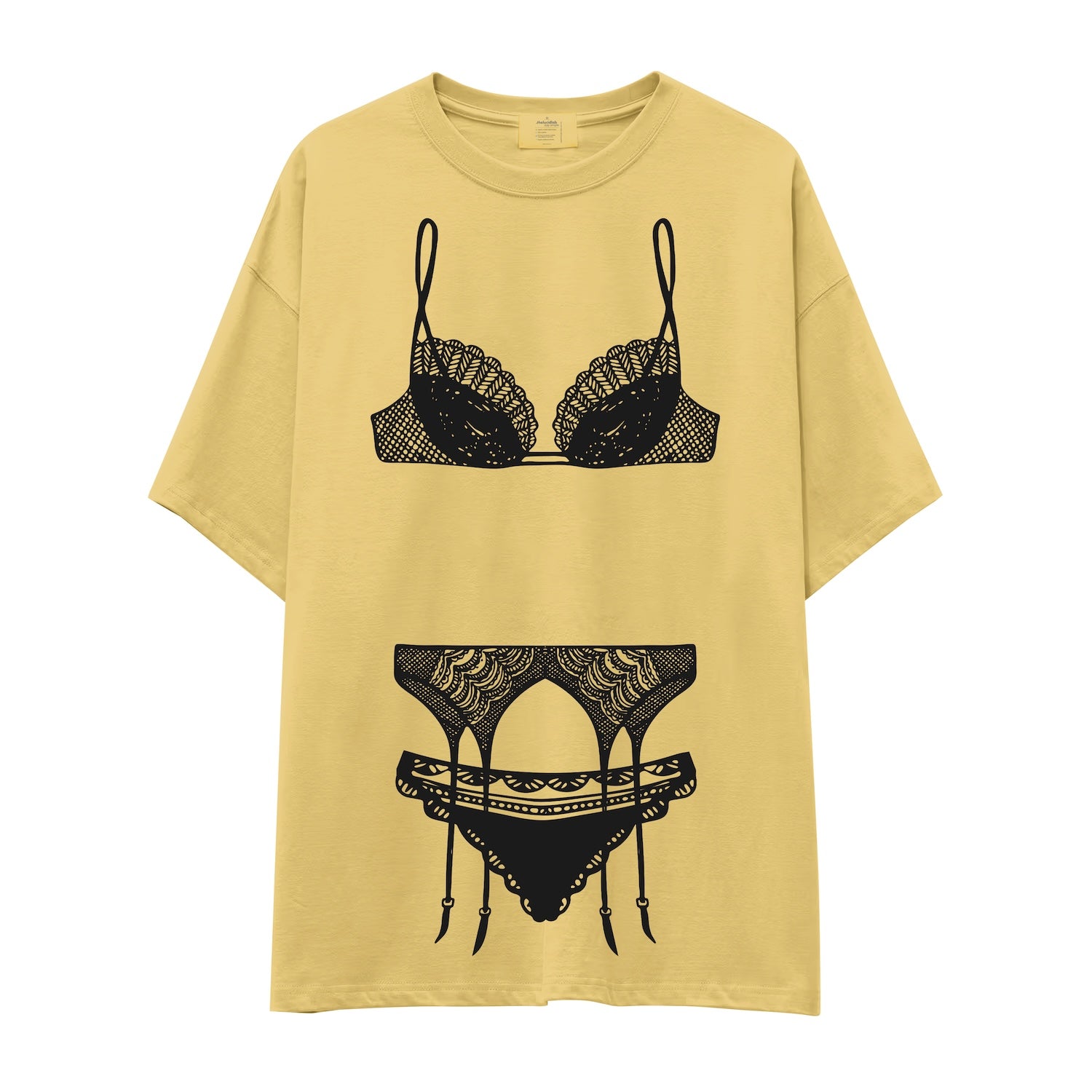 Noir Seduce Oversize Tişört