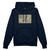 Yüzüklerin Efendisi Orta Dünya Haritası - Lord Of The Rings Oversize Hoodie