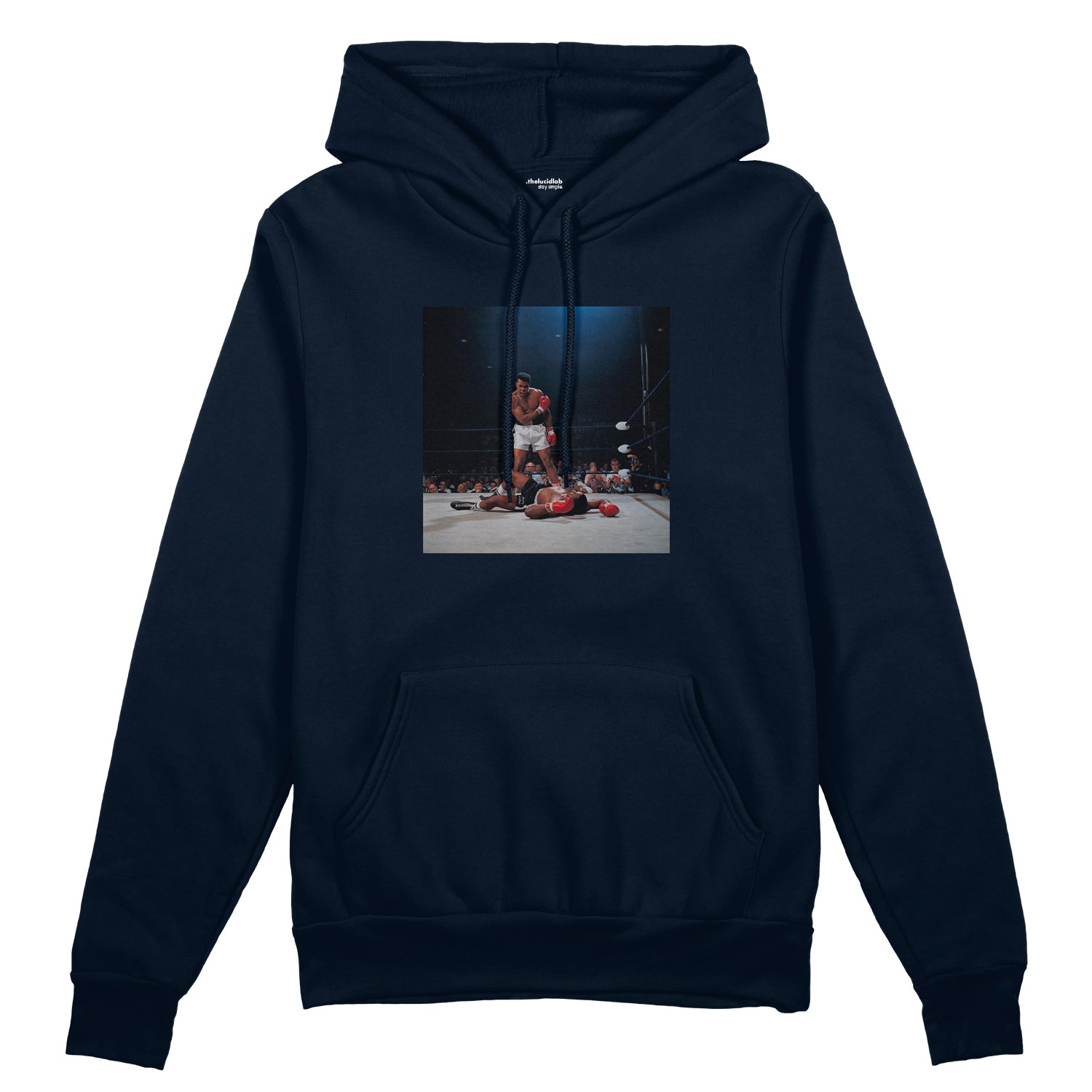 Muhammed Ali And Sonny Liston Usa 1965 Oversize Hoodie