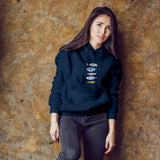 Marine Pattern Study Oversize Hoodie