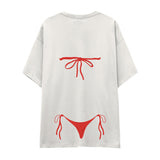 Red Bikini Oversize Tişört