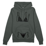 Black Bikini Oversize Hoodie