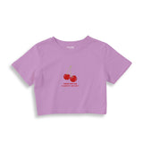 Cherry Mood Crop Tişört