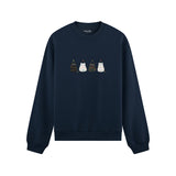 Twinkle Puffy Cats Oversize Sweatshirt
