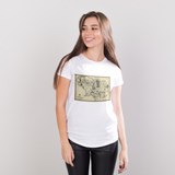 Yüzüklerin Efendisi Orta Dünya Haritası - Lord Of The Rings Tişört