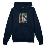 Bauhaus Cat Tişört Oversize Hoodie