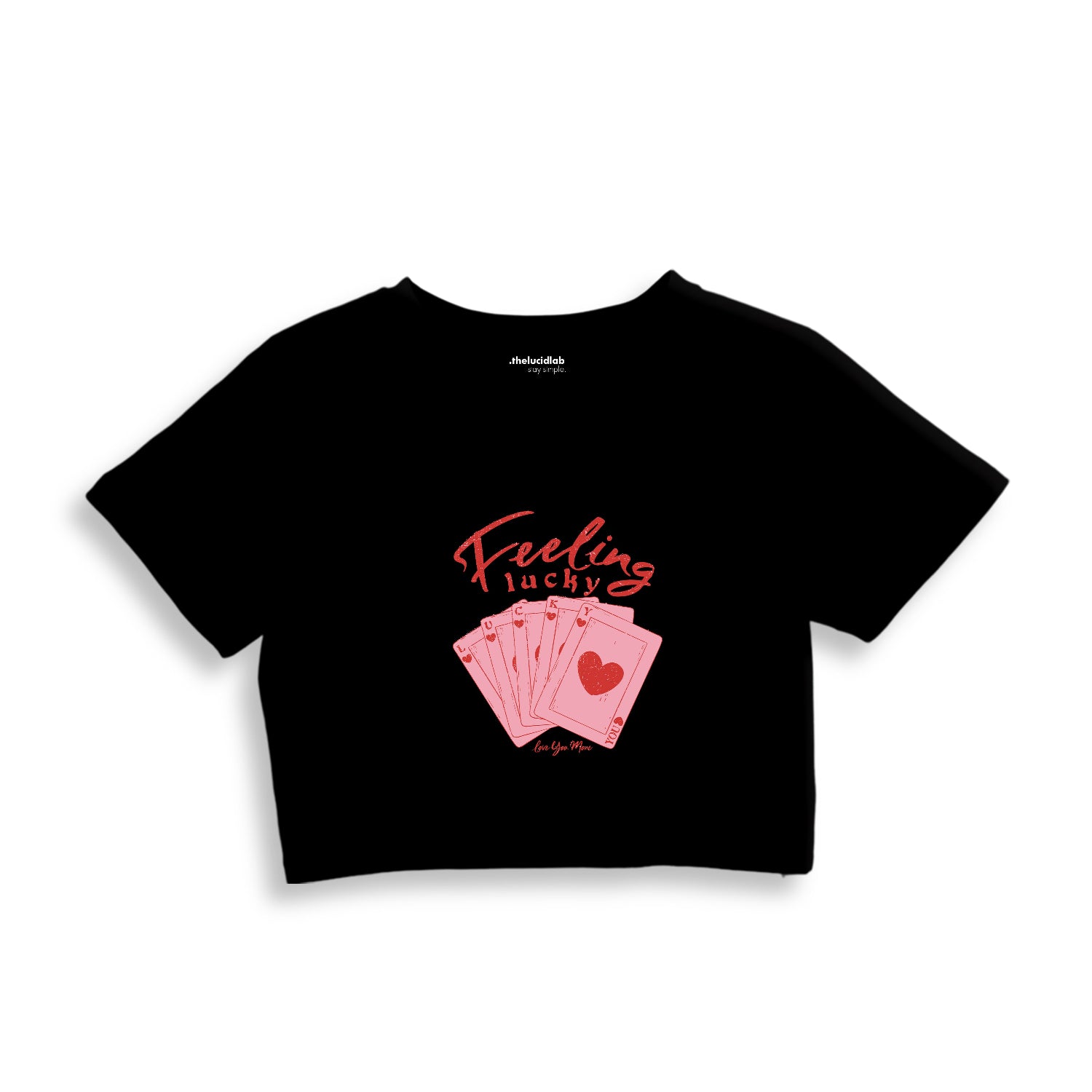 Feeling Lucky Crop Tişört