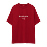 Reading Is Sexy Oversize Tişört