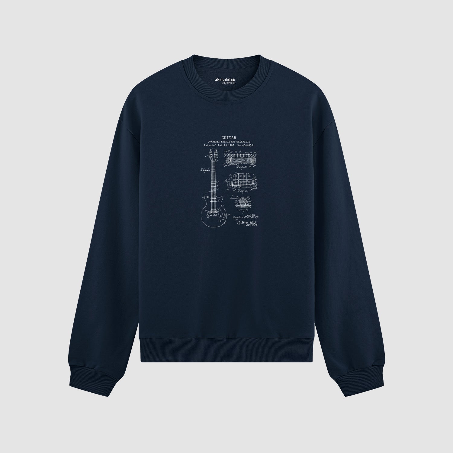 Gibson Les Paul Gitar Oversize Sweatshirt