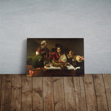 Supper at Emmaus Kanvas Tablo