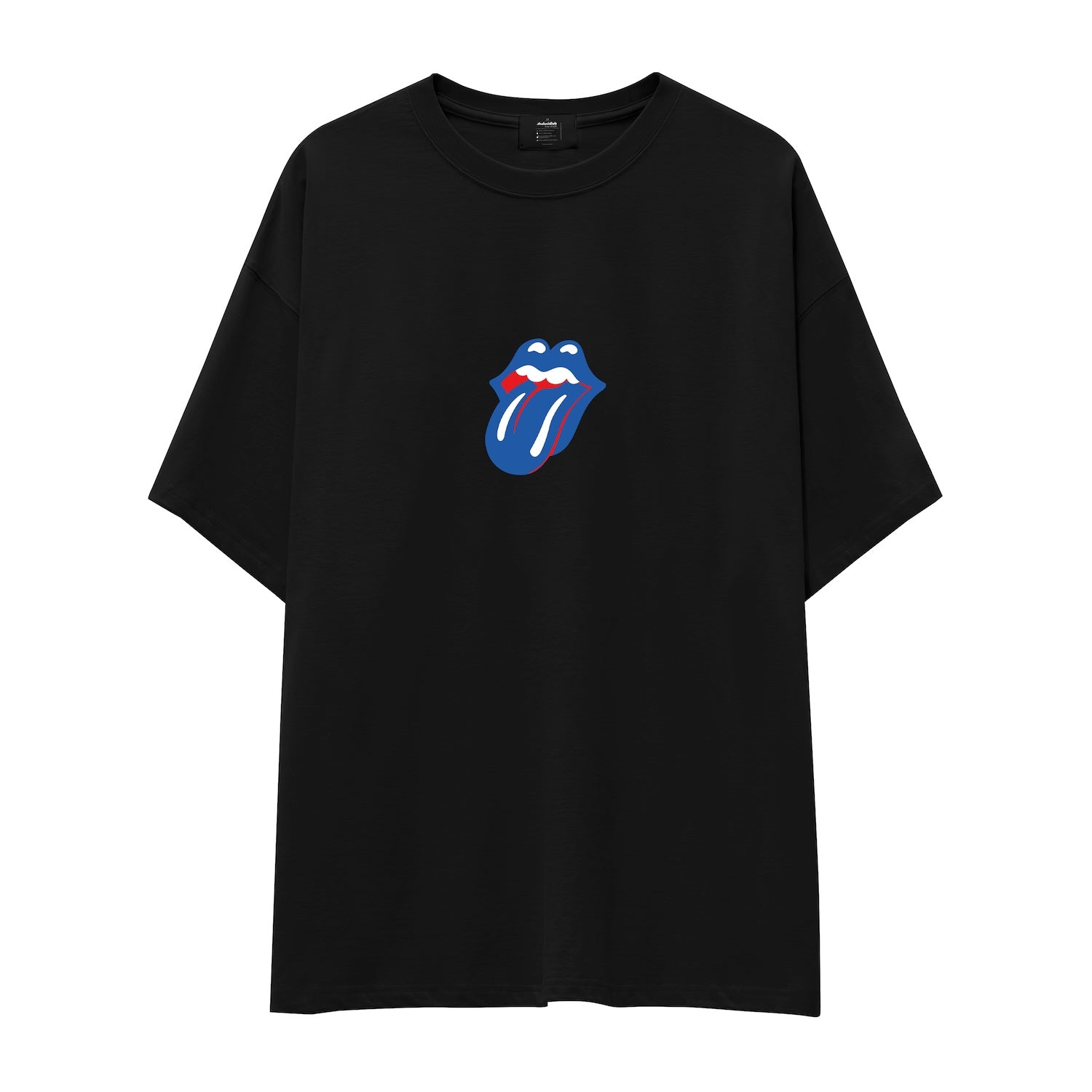 The Rolling Stones Mavi Oversize Tişört