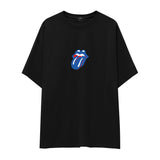 The Rolling Stones Mavi Oversize Tişört
