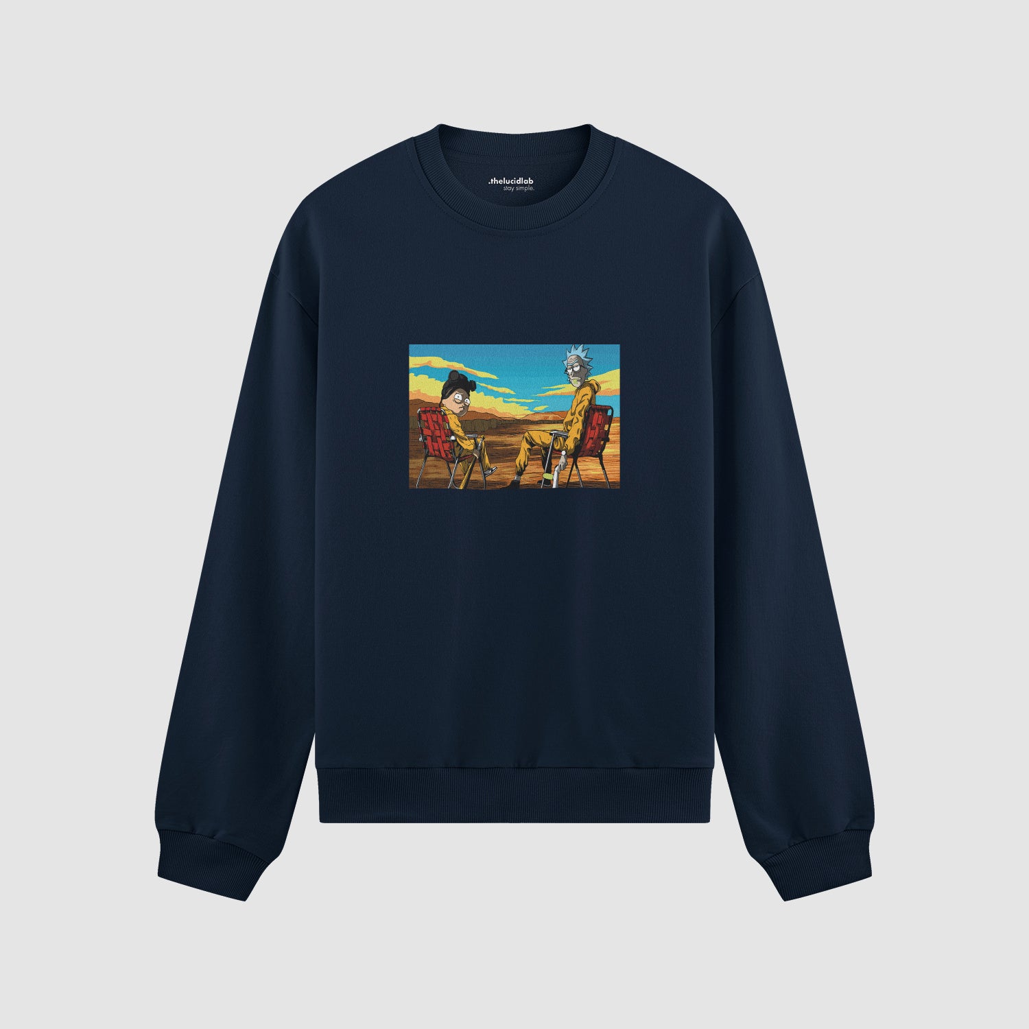 Breaking Bad / Rick and Morty Oversize Sweatshirt