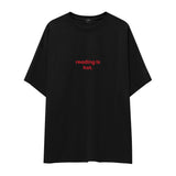 Reading Is Hot Oversize Tişört