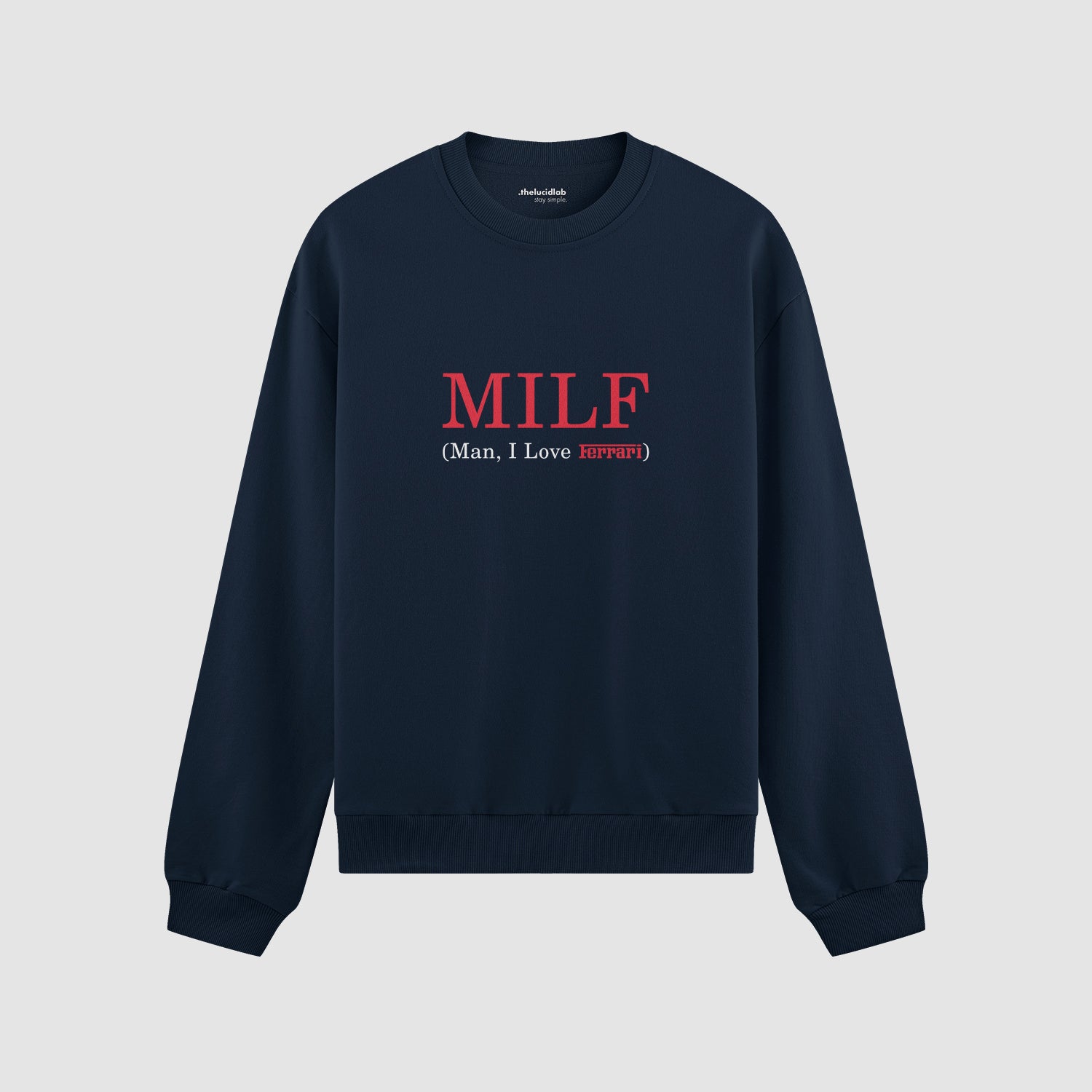 MILF / Man I Love Ferrari Oversize Sweatshirt