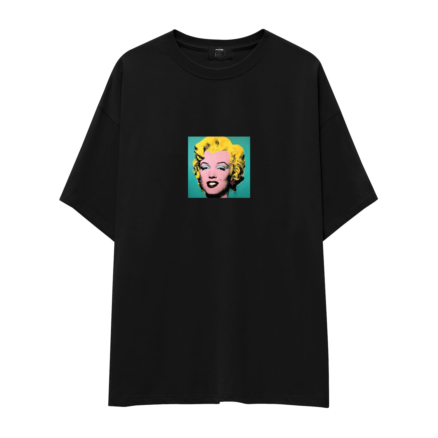 Andy Warhol / Marilyn Monroe Blue Oversize Tişört