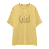 Basketball Court Oversize Tişört