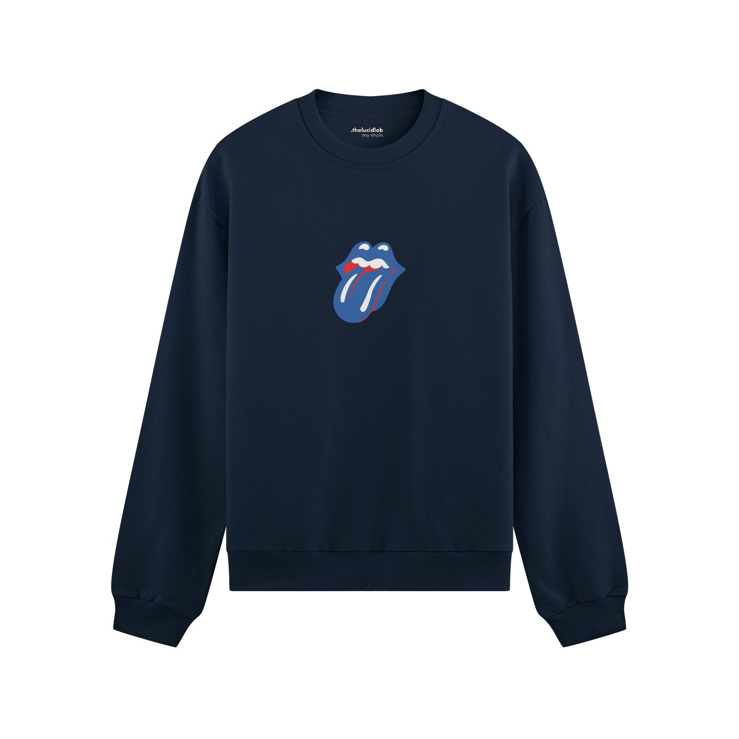 The Rolling Stones Blue Oversize Sweatshirt