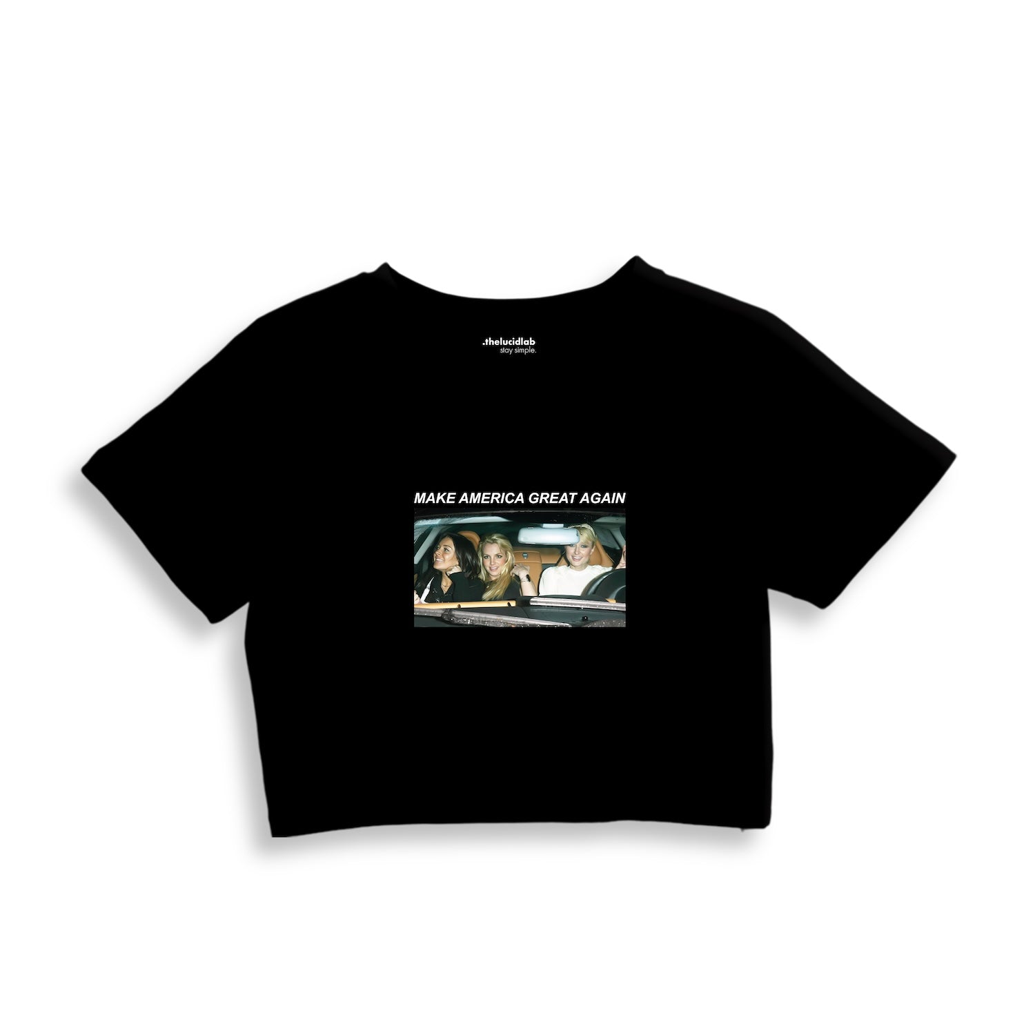Make America Great Again Crop Tişört