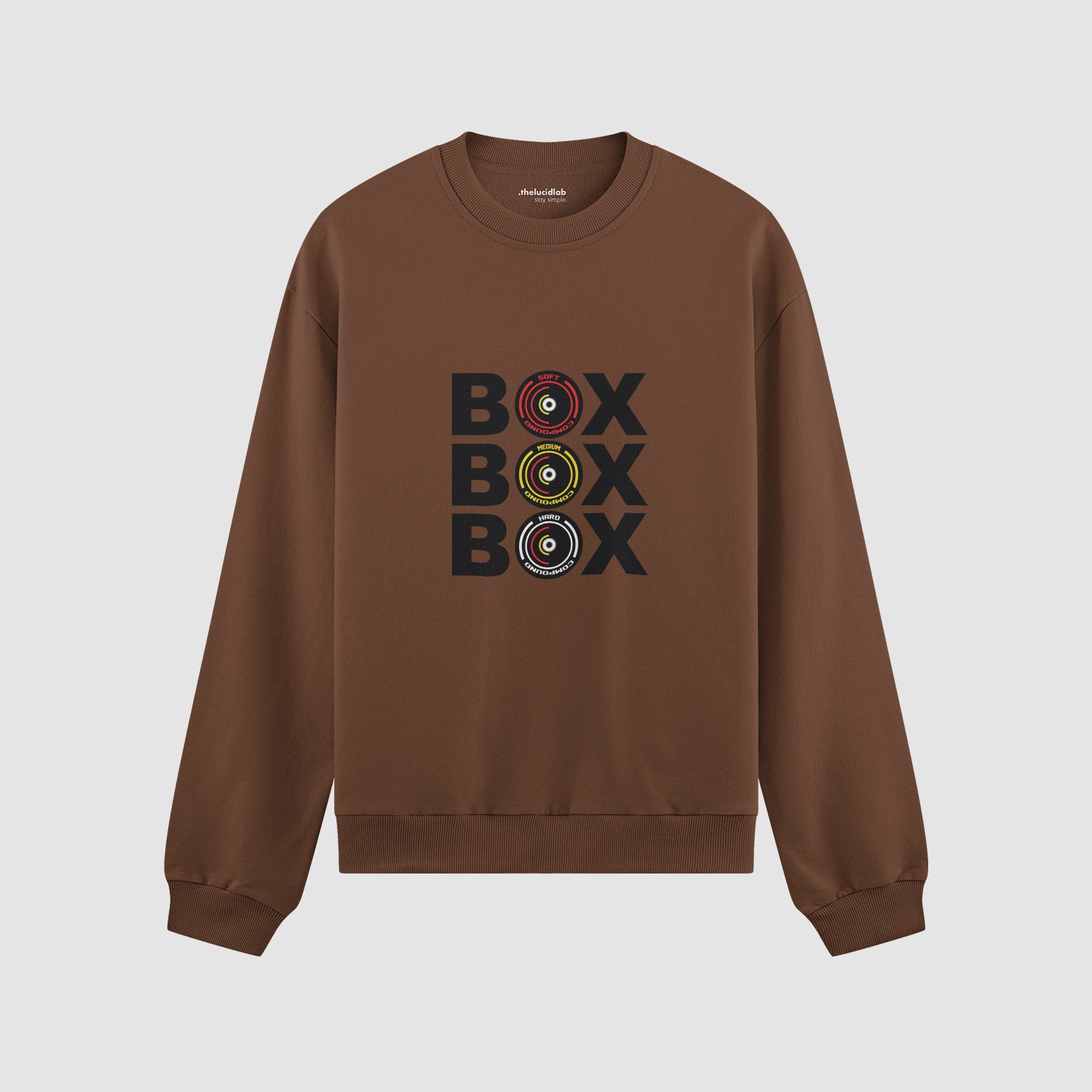 Box Box Box Oversize Sweatshirt