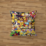 Simpsons Çift Taraflı Kırlent Kılıfı 2 Adet