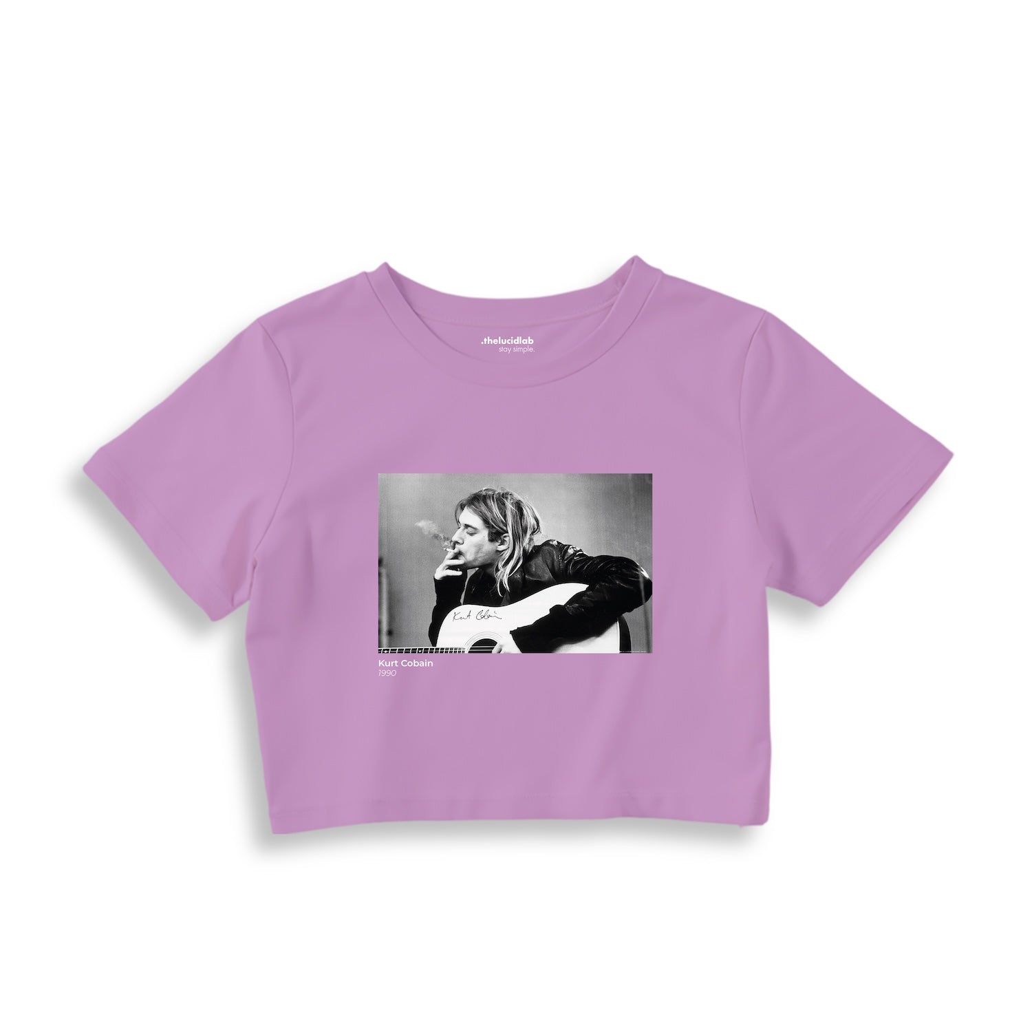 Kurt Cobain 1990 Crop Tişört