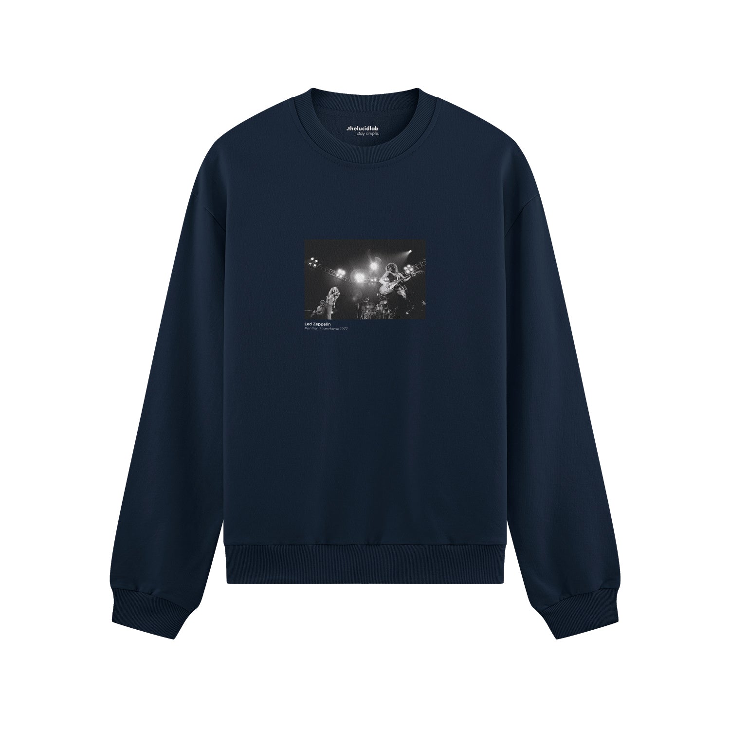 Led Zeppelin Pontiac Silverdome 1977 Oversize Sweatshirt