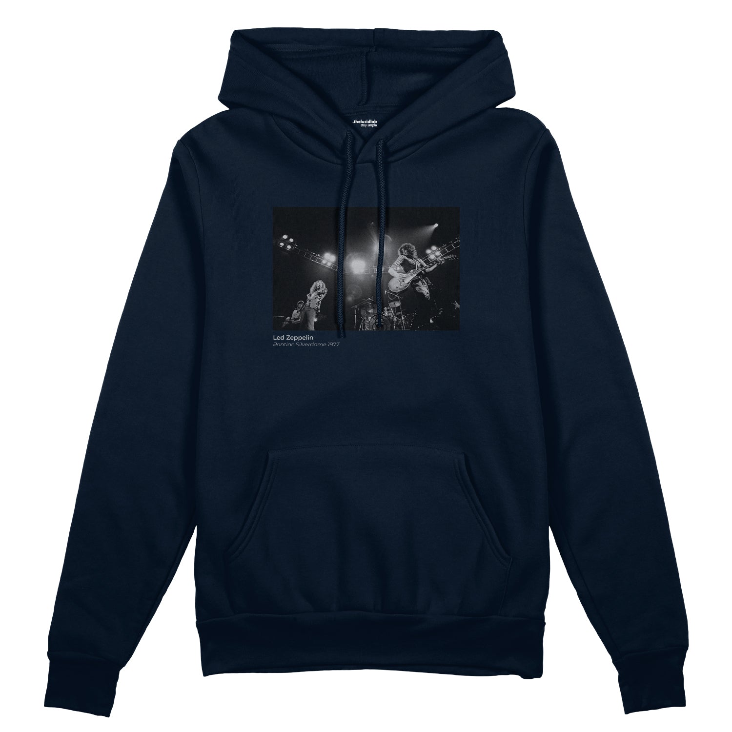 Led Zeppelin Pontiac Silverdome 1977 Oversize Hoodie