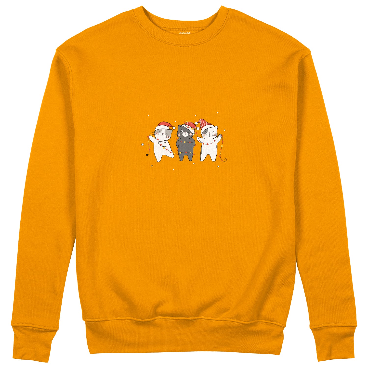 Tangled Christmas Cats Sweatshirt