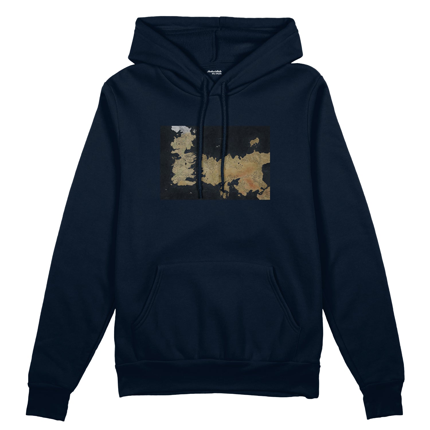 Game Of Thrones Map Oversize Hoodie