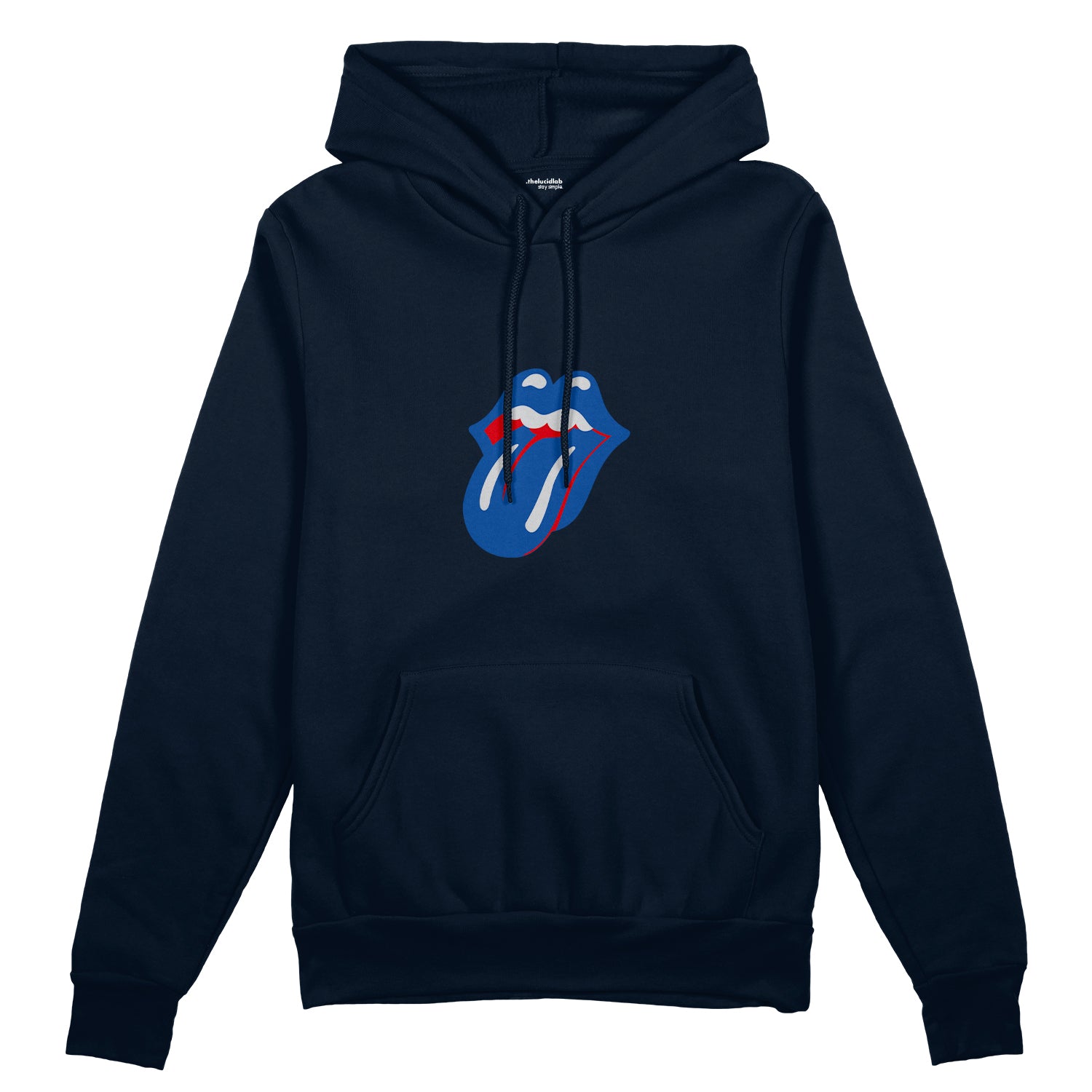 The Rolling Stones Blue Oversize Hoodie