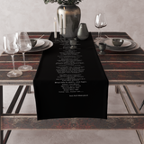 Şimdi Sevişme Vakti Siyah - Şiir Runner Örtü