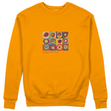 Color Study, Squares With Concentric Circles Sweatshirt