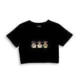 Diplomatic Monkeys Crop Tişört