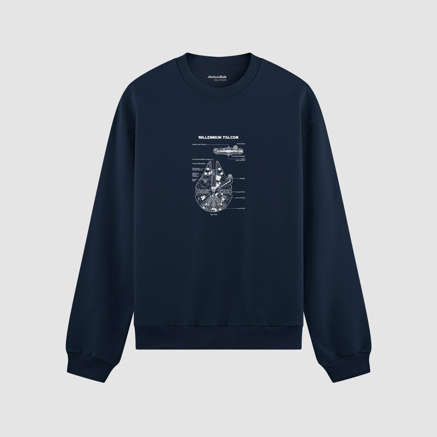 Millennium Falcon Oversize Sweatshirt