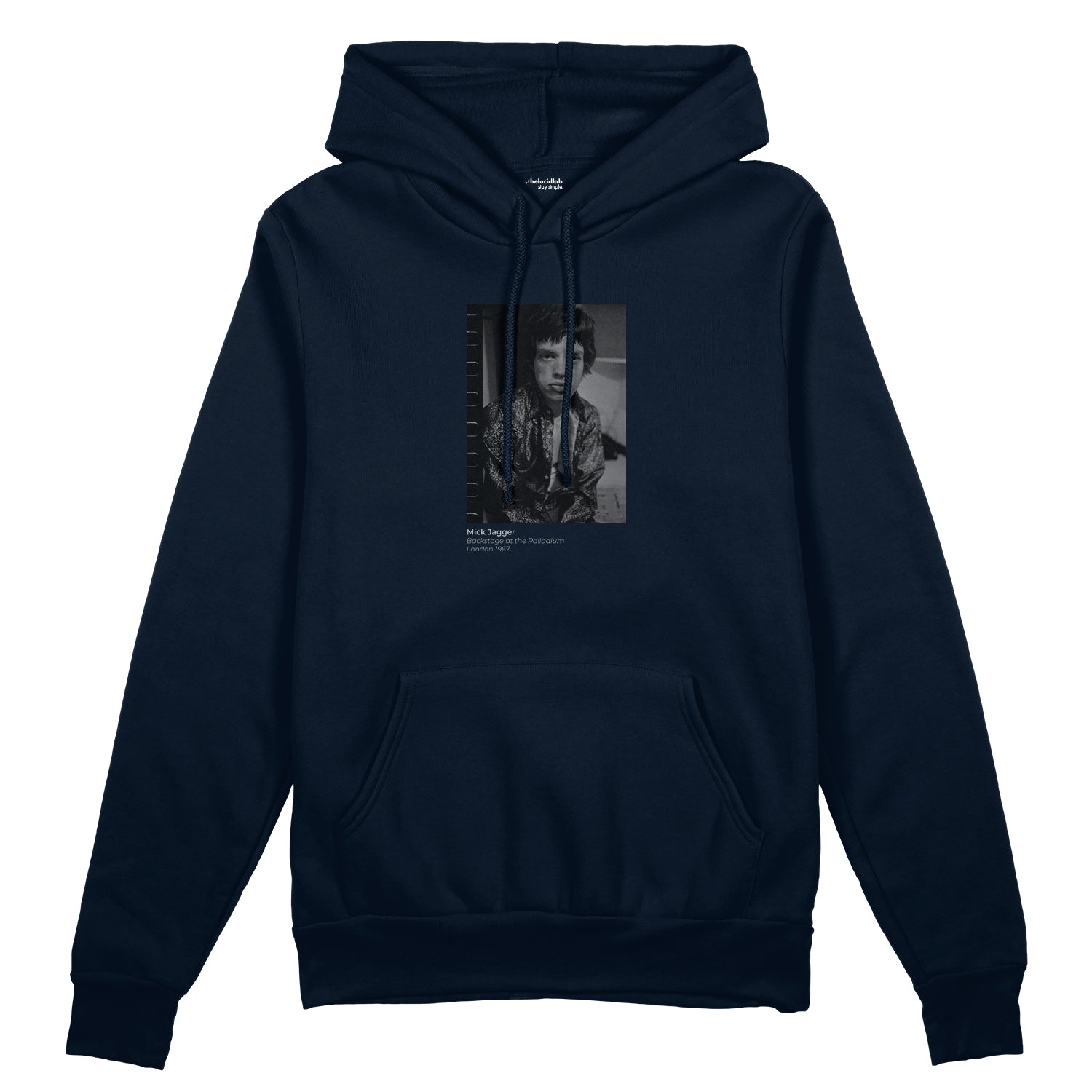 Mick Jagger backstage at the Palladium London 1967 Oversize Hoodie