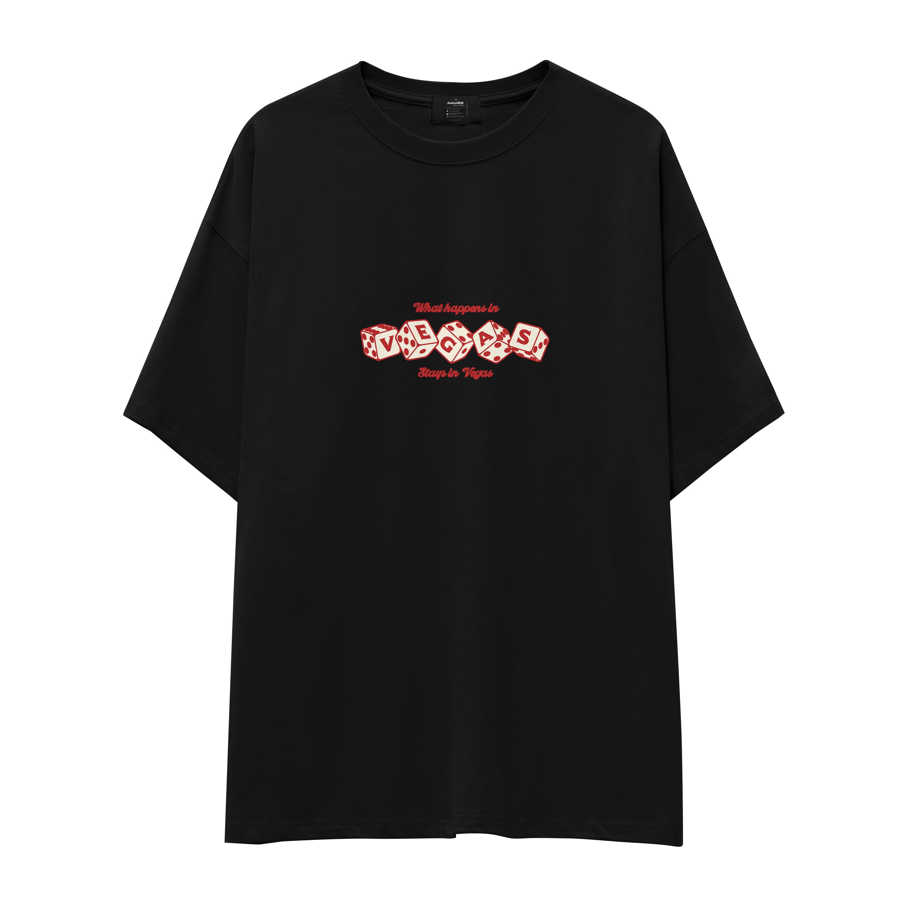 What Happened in Vegas Stays in Vegas Oversize Tişört