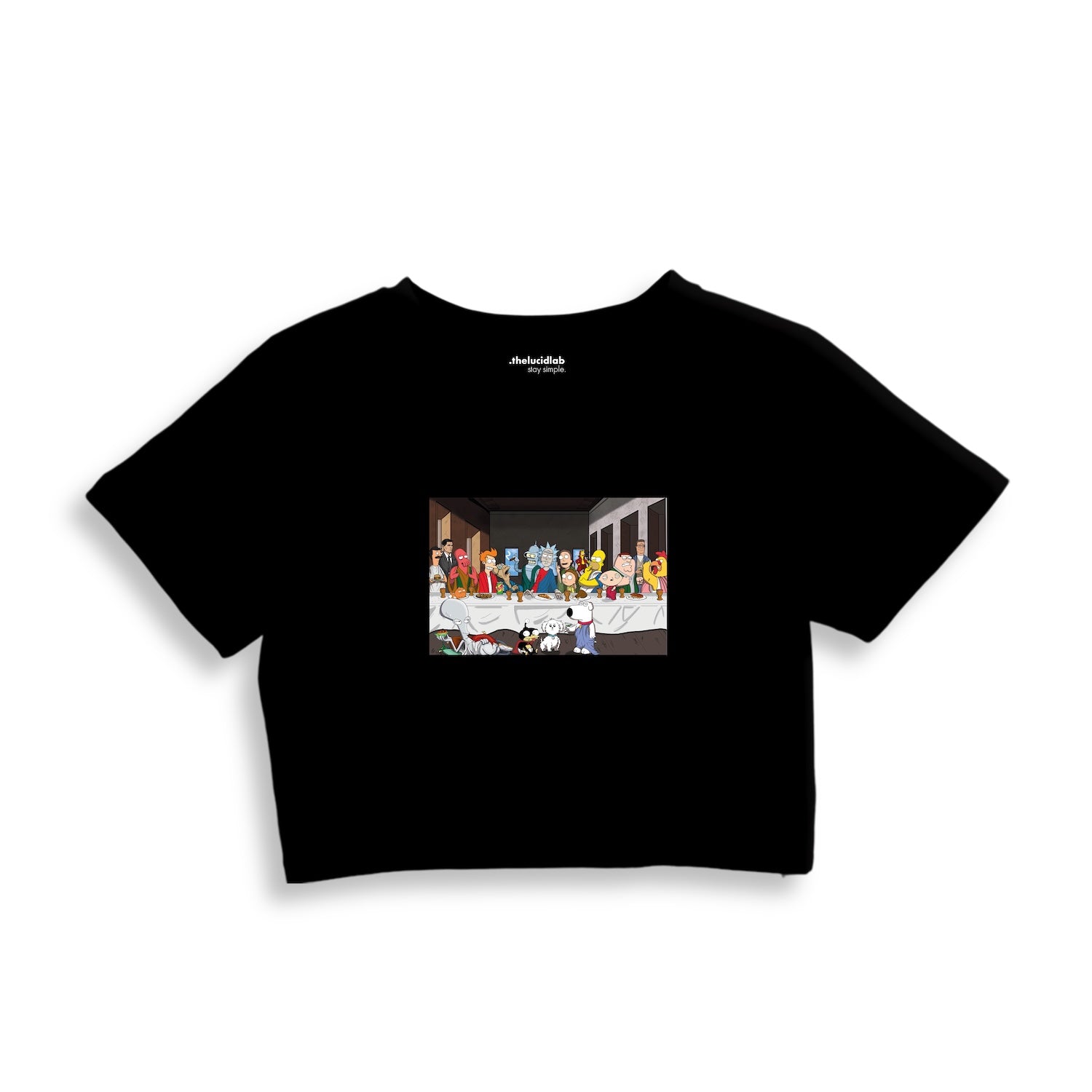 Champions Last Supper Crop Tişört